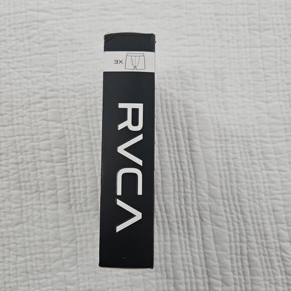 RVCA Men's Microfiber Boxer Briefs Size S (28-30) 3-Pack Stretch Flex Fit NIB - Picture 3 of 11